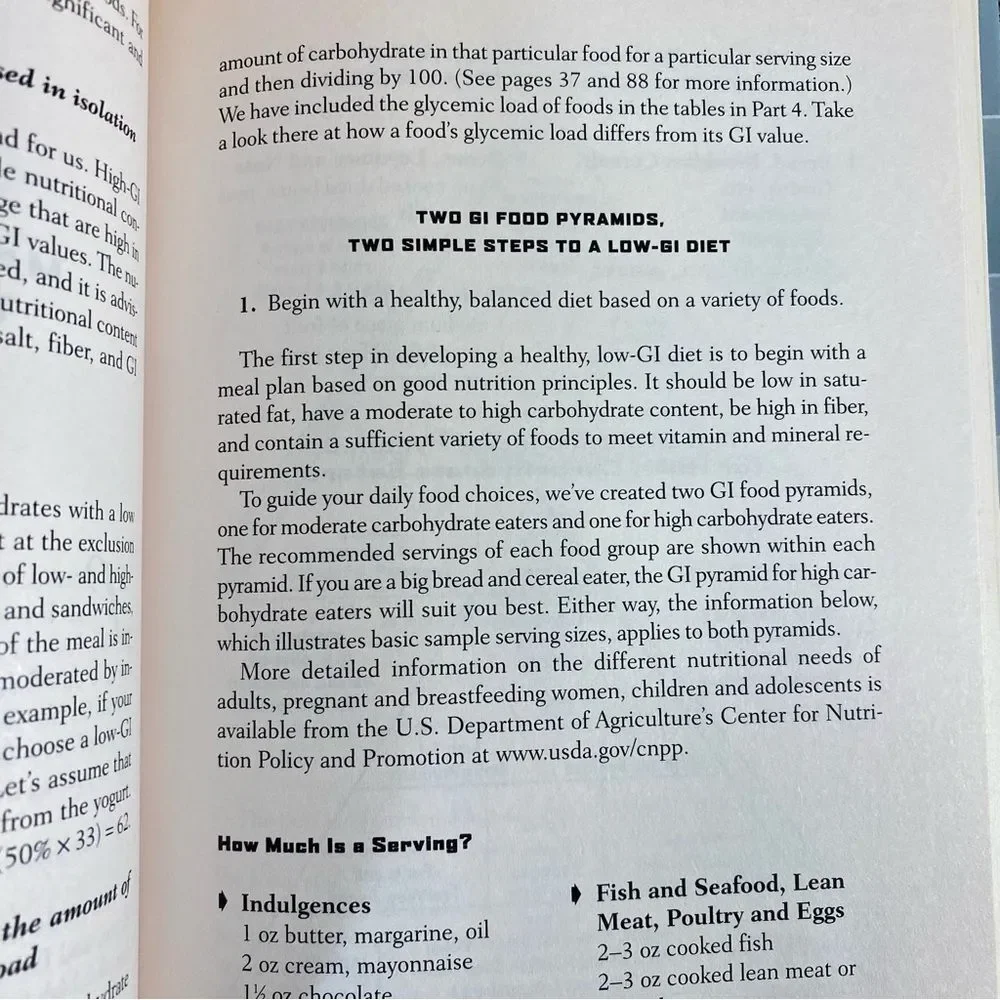 The New Glucose Revolution Hardcover Guide to Dietary Solutions to Weight Loss